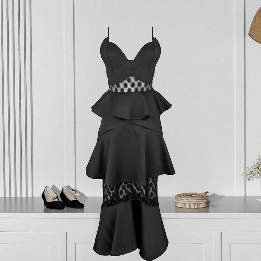 Elliatt Aleko Dress Black Size Large New With Tag